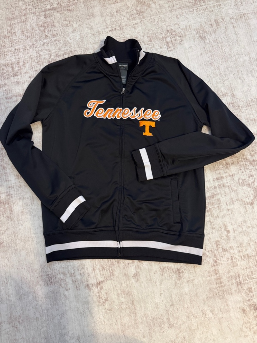 Tennessee Black & Orange Zip-Up Jacket
